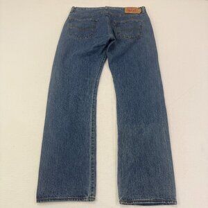 Levi’s 501xx Jeans Mens 34x32 Blue Button Fly Straight Leg Classic Fit